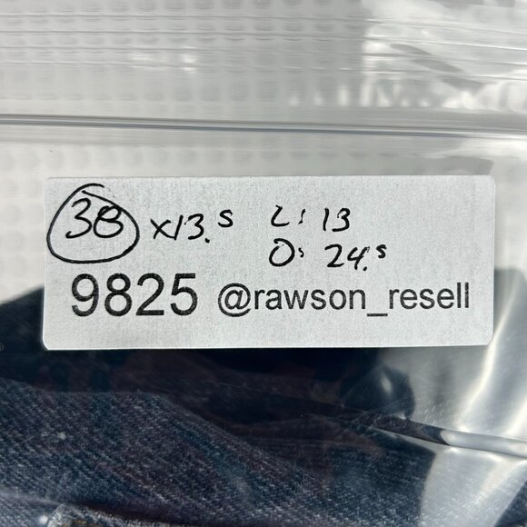 US Polo‎ ASSN Carpenter Shorts Sz 38 90s Baggy Wide Leg Y2K Work Wear Blue Skate - Picture 8 of 8